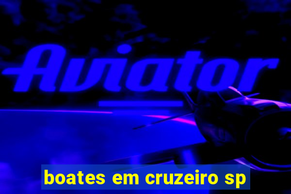 boates em cruzeiro sp